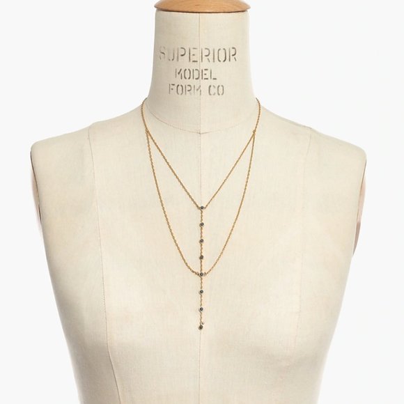 Madewell Jewelry - Madewell Nuit Layered Lariat Necklace